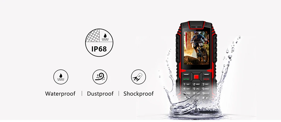 Ioutside T1 2G прочный телефон IP68 Ударопрочный мобильный телефон 2," 128 M+ 32M GSM 2MP задняя камера FM телефон Celular 2G 2100mAh
