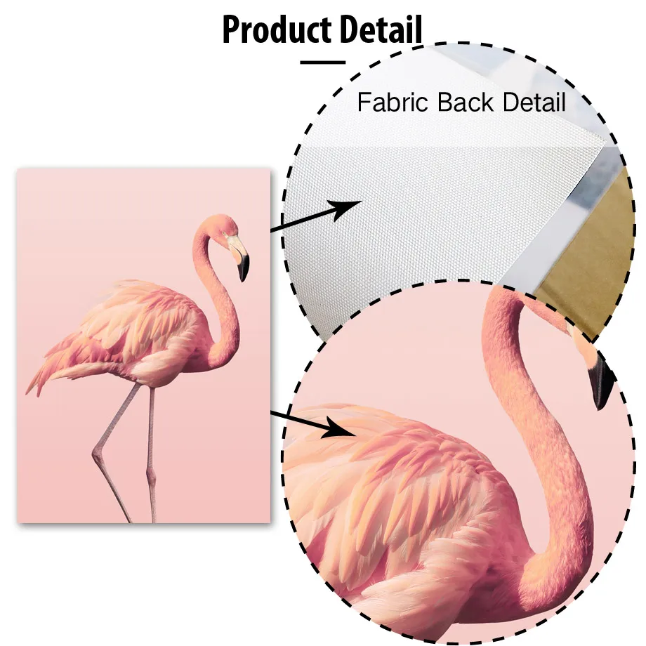 Розовый шар Фламинго Лебедь любовь художественная стена с цитатой Холст Картина