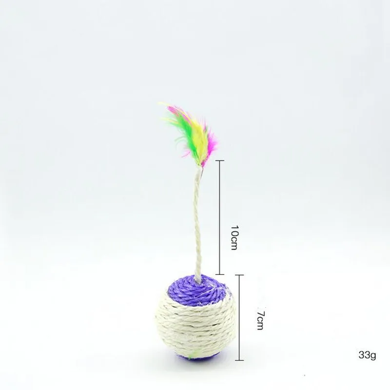 Кошка котенок игрушка роликовый сизаль Когтеточка Смешные для кошек и котят