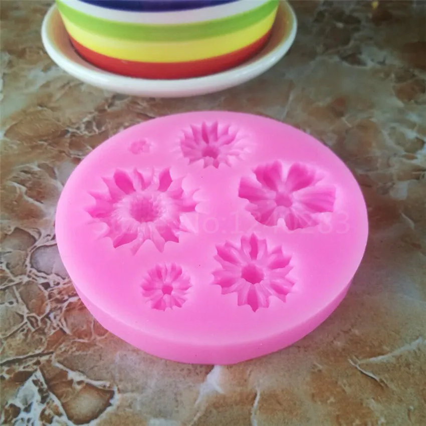 Высокого качества Sugarcraft цветок силиконовые формы помадка плесень торт украшая
