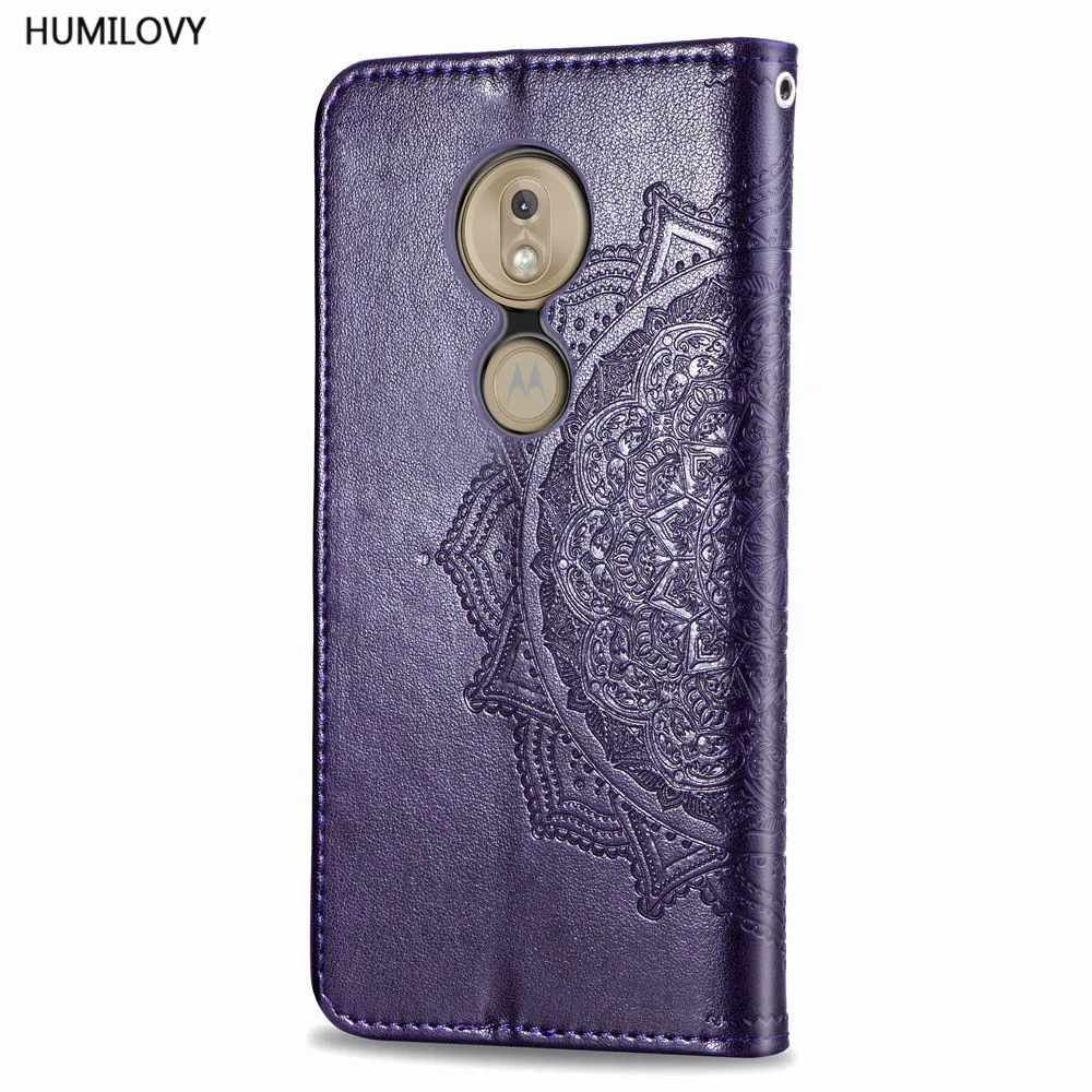 Для Fundas Motorola Moto G7 Играть чехол из искусственной кожи откидная крышка Держатель