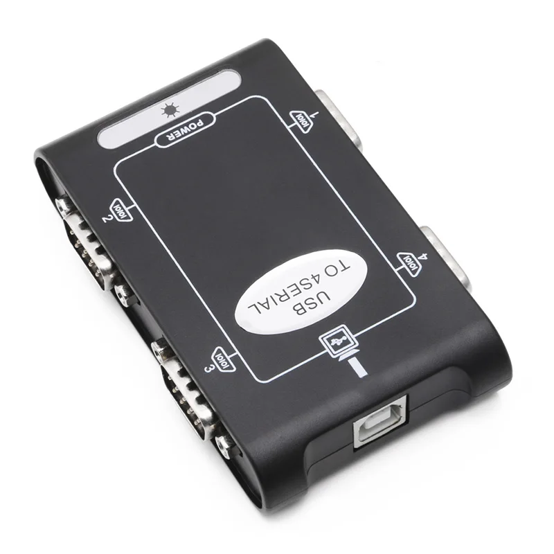 9-контактный RS232 USB 2 0 на 4 порта Serial DB9 COM разъемы контроллера Адаптер Hub | Компьютеры