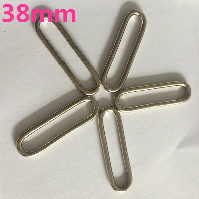 20 шт. 38 мм овальное металлическое кольцо ленточная лента для ремня с пряжкой