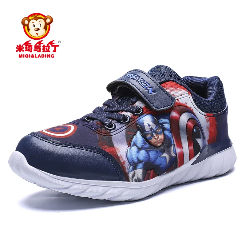 Детская обувь Капитан Америка детские кроссовки для мальчиков chaussure enfant garcon sepatu