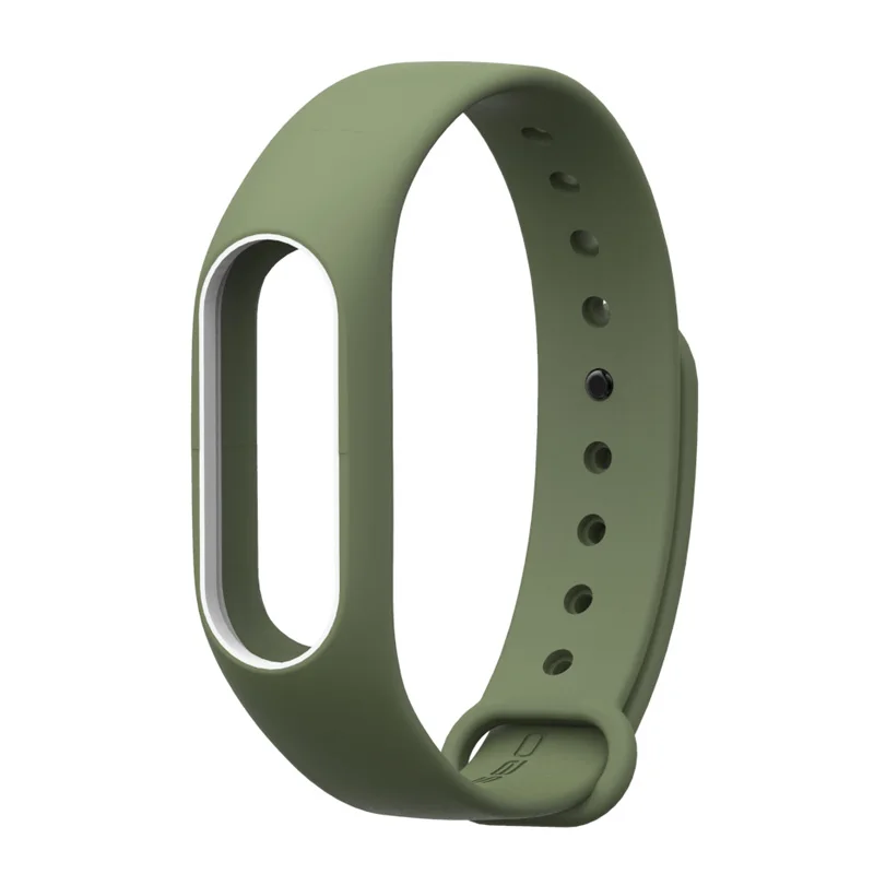 Green white Torntisc двойной цвет ремешок для Xiaomi mi band 2 сменный ремешок смарт-браслета браслет для mi band 2 браслет умные аксессуары - Цвет: Green white
