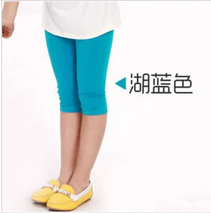 Летние детские короткие брюки леггинсы для девочек из модала|kids leggings|children