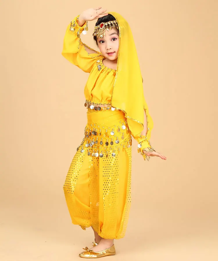 4 шт./комплект Детский костюм для девочек | Тематическая одежда и униформа