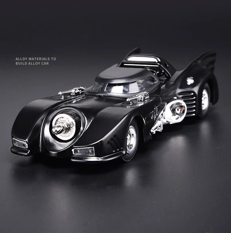 1:32 весы Горячие литья под давлением автомобиля dc super hero Темный рыцарь Batman Batmobile Колеса металлические модели тянуть обратно игрушки коллекция светильник и звука
