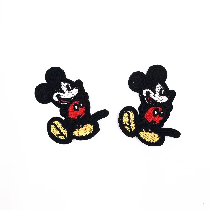 10 шт. вышитый мышкой патч для одежды утюжок на шитье аппликация Ткань DIY украшения