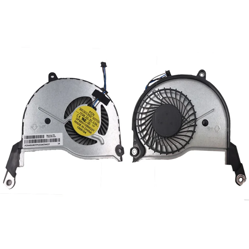 Новый ноутбук вентилятор охлаждения для HP Pavilion 15-N series DFS200405010T кулер/радиатор
