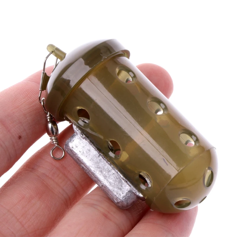 1PC Useful Carp Fishing Feeder Bait Cage Lure Pit Device Basket Holder With Lead 30g | Спорт и развлечения