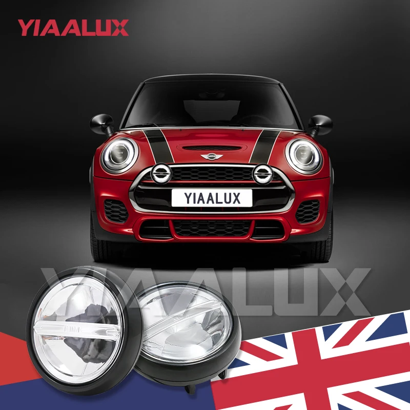 Черный светодиод ралли дальнего света для MINI Cooper светодиодные передние фары