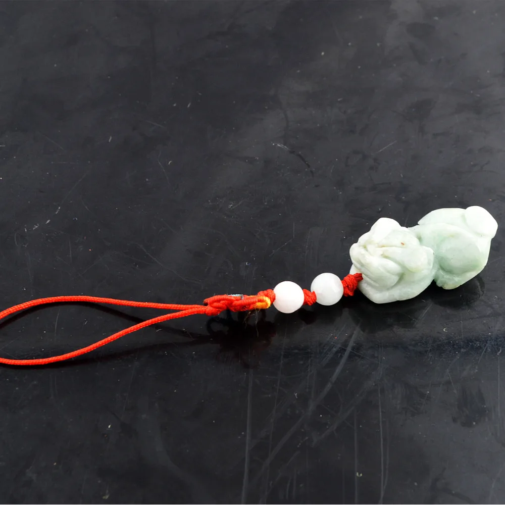 Сотовый телефон Jade Pi Yao Pixiu подвесная подвеска Lucky Charm Y1422 | Дом и сад