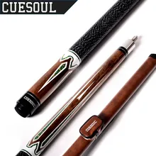 CUESOUL 1/2 메이플 당구 스틱 풀 큐 세트, 무게 조절 가능, 58 인치, 19oz, 11.5mm, 12.75mm 팁
