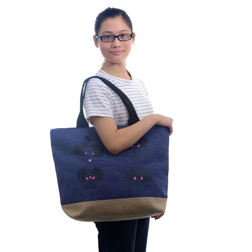 Casual Shopper Handbags On Sale New Year Christmas Gift Blue Red Oxford Bag Shoulder Bags for WomenGirls |