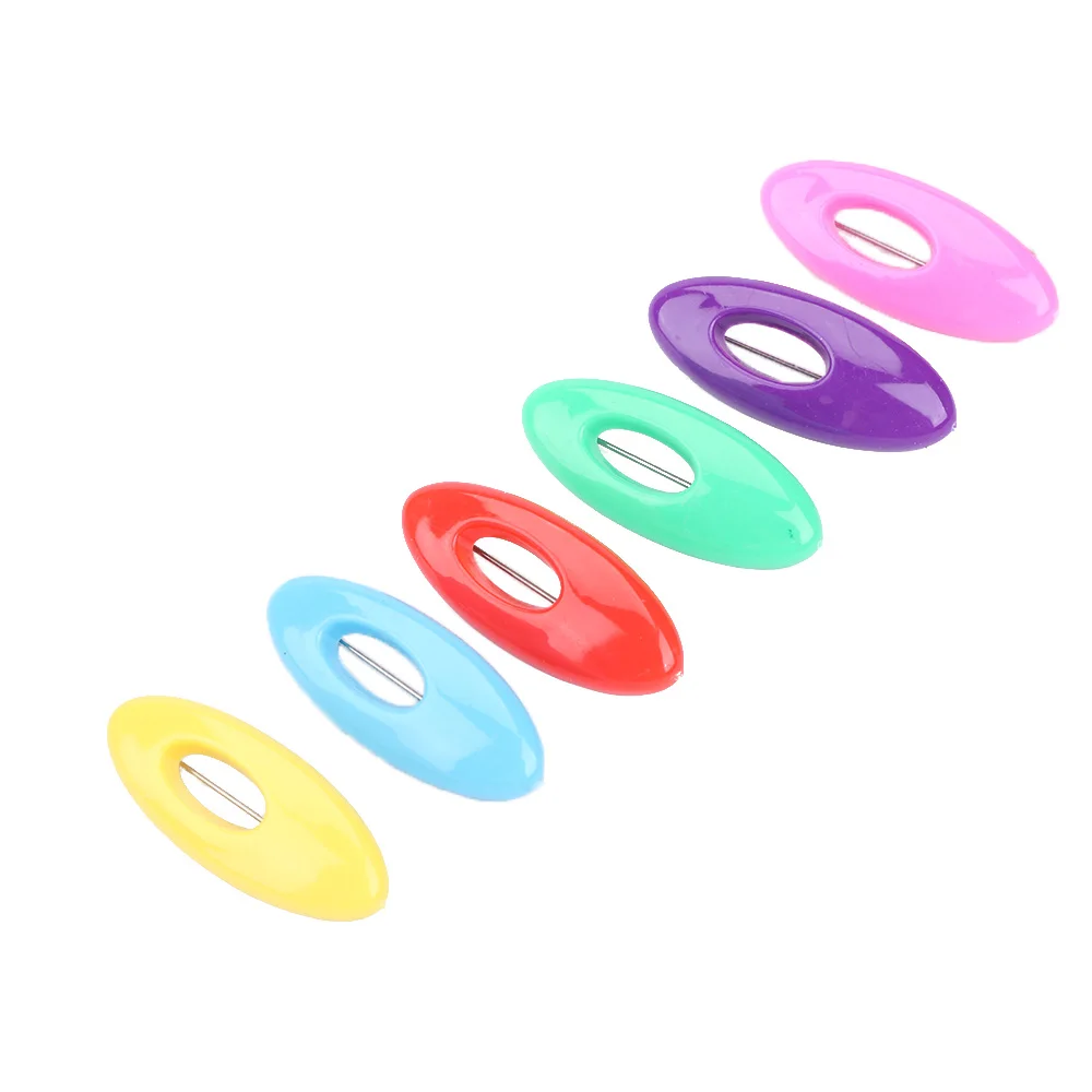 6 шт. овальные иглы цветные мусульманские головные уборы пряжки для шарфа