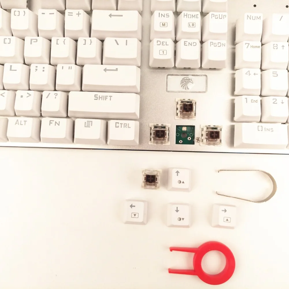 Механическая игровая клавиатура Eagle светодиодный RGB экран с подсветкой