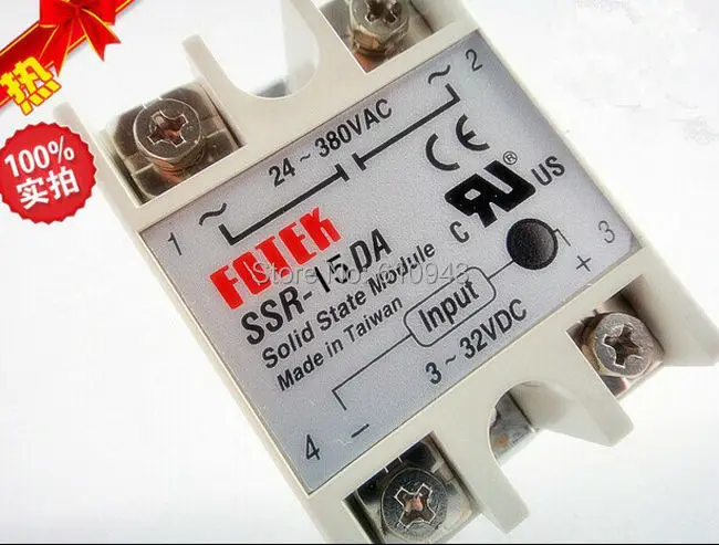 FOTEK SSR 15DA производитель 15A ssr реле вход 3 32VDC выход 24 380VAC|ssr relay|relay 15a15a relay |