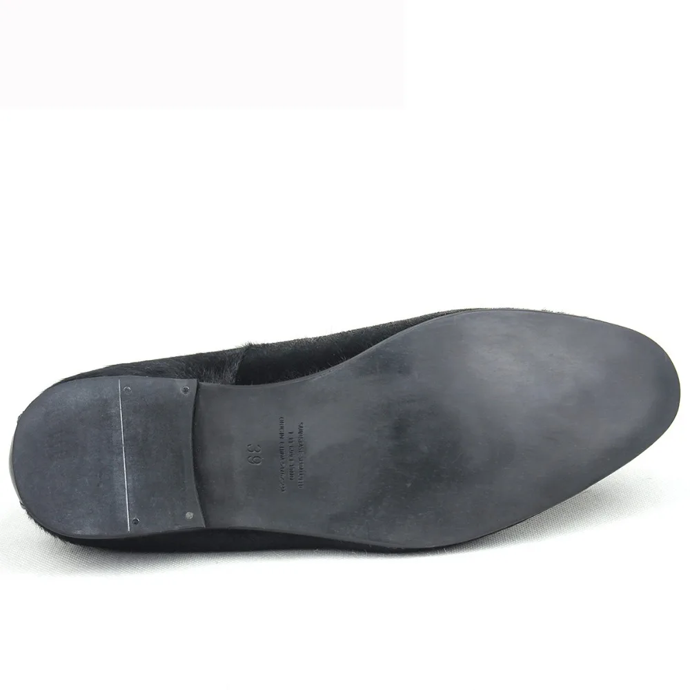 MYCOLEN Men Black Loafer Shoes Trendy Leather Slip-On Loafers Vintage Style Driving Casual Flat Scarpe Uomo Estive | Обувь