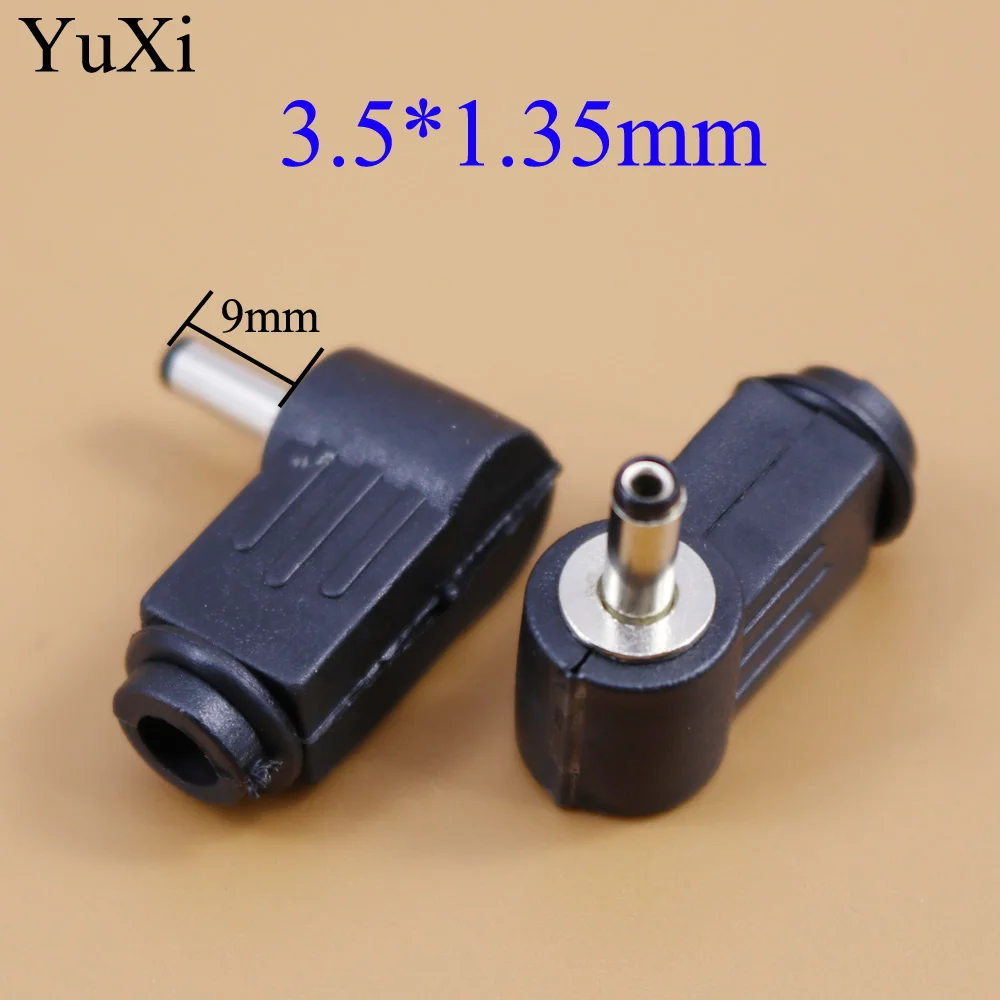 YuXi 3 5x1 35 мм штекер питания постоянного тока 5*1 L образный 90 Прямоугольный с одной