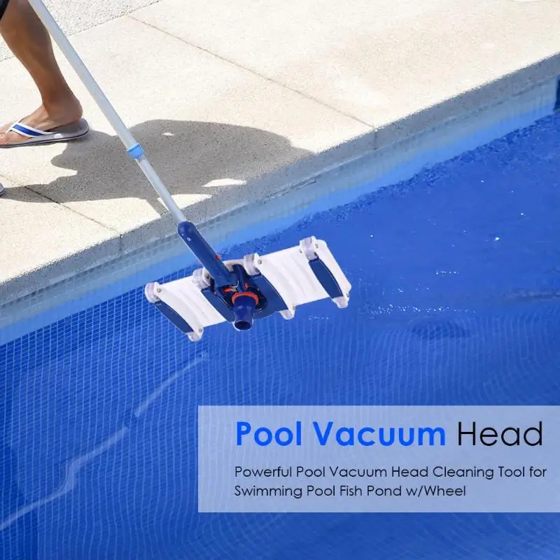 Инструмент для ручной очистки бассейна пруда с боковой щеткой|Инструменты