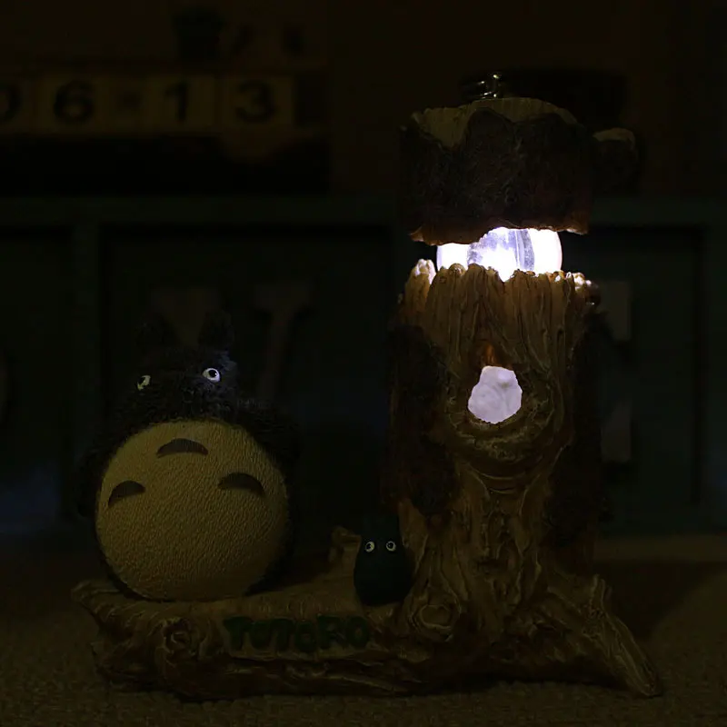 Домашний декор мини Тоторо ночник ремесло Миниатюрный Настольный Декор