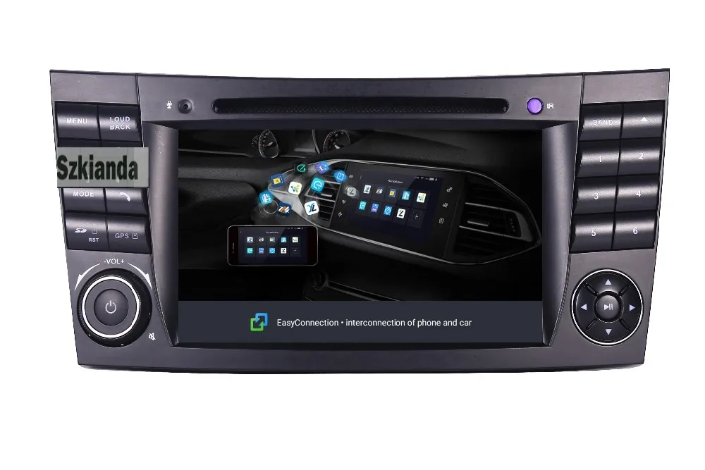 Новейший Android 9,0 ips Сенсорный автомобильный dvd-плеер с экраном для Mercedes Benz E-Class W211 E200 E220 E300 E350 четырехъядерный Wifi радио