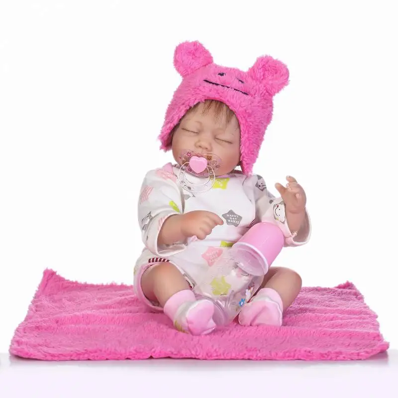 NPKCOLLECTION 40cm Reborn Babies Silicone Dolls Real Cute Newborn Twins Lifelike Sleeping Girl Boy Doll Christmas Gifts | Игрушки и