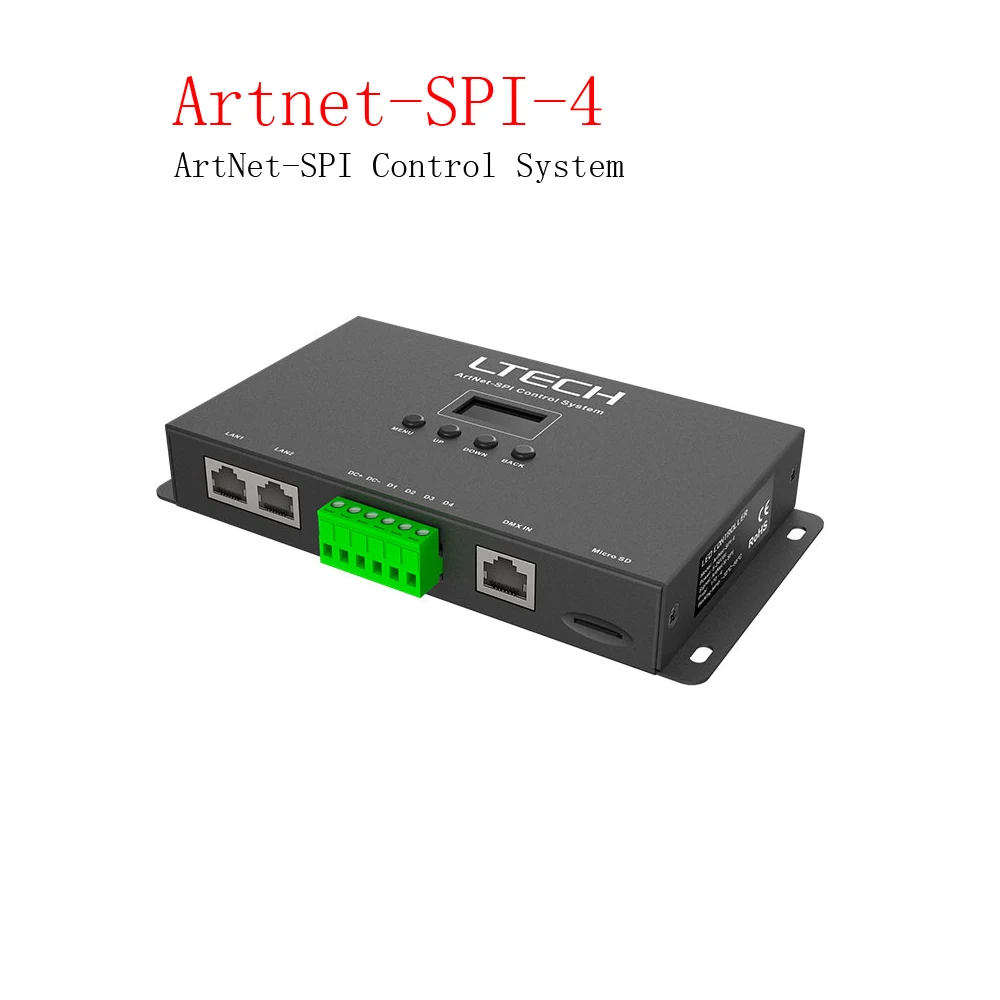 LTECH Artnet SPI 4 ArtNet система управления входным напряжением 5 24Vdc|Контролеры RGB| |