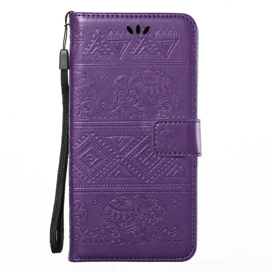 Чехол книжка Desyner Elephants из тисненой кожи для телефона Xiaomi Redmi 3 3S 3X 4 Pro 4X 4A Note чехол с