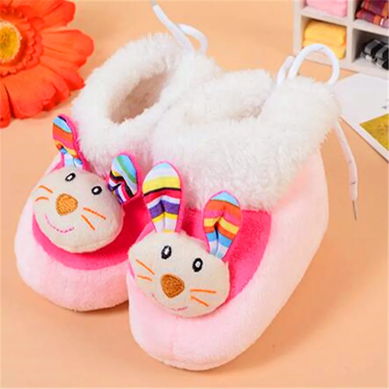 Autumn and winter baby cartoon cotton shoes newborn warm extra thick infant anti-skid 0-12M LMY01 |