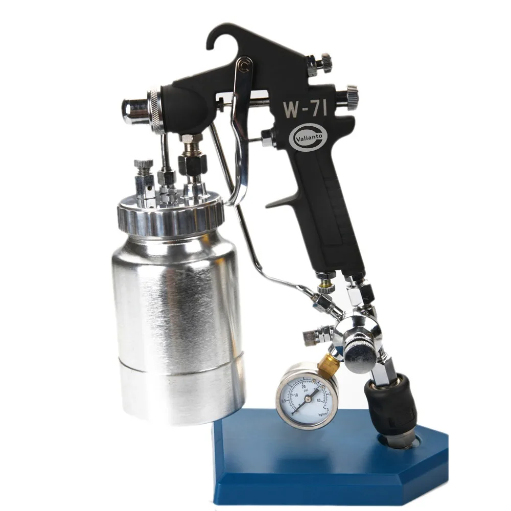 Профессиональный пистолет распылитель с барометром Краскораспылитель