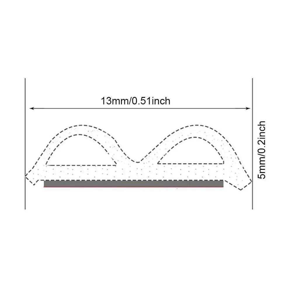 2 м Автомобильная дверь багажник окно край отделка уплотнительная полоса