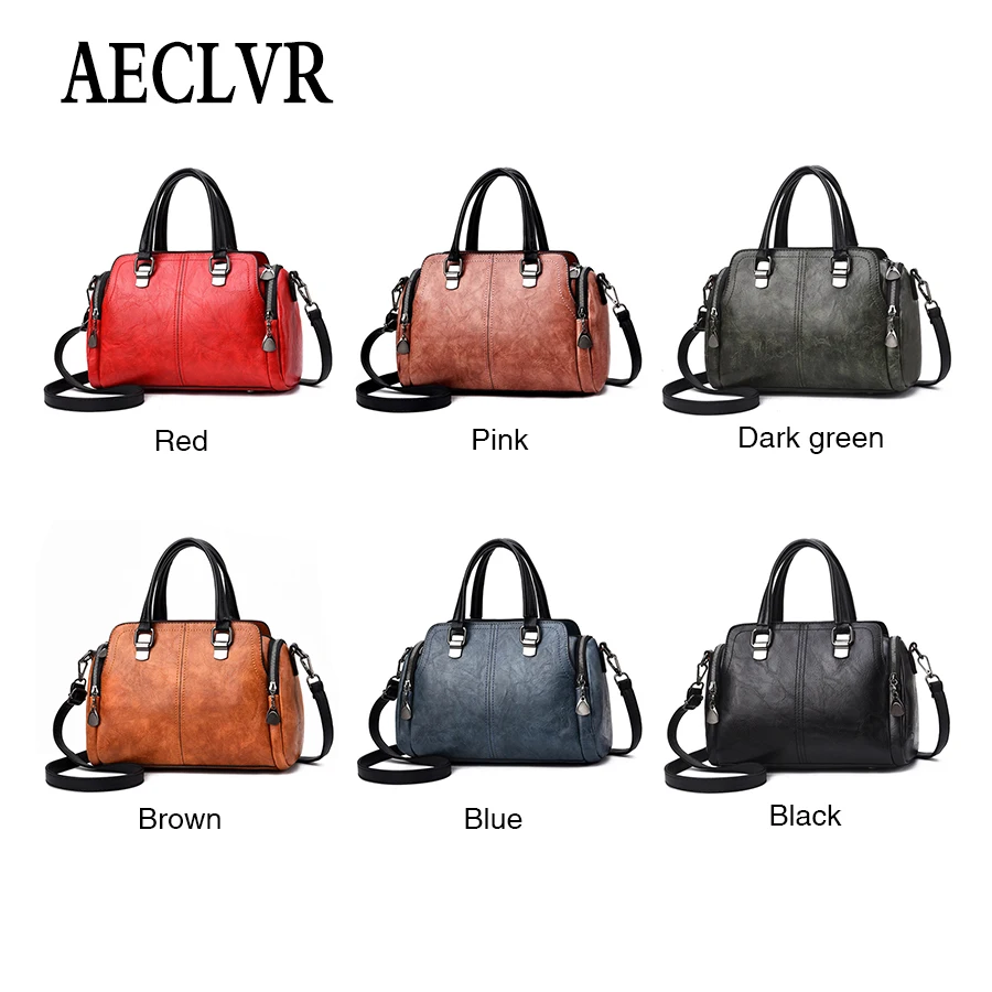 Женская сумка из искусственной кожи AECLVR роскошная модная повседневная через