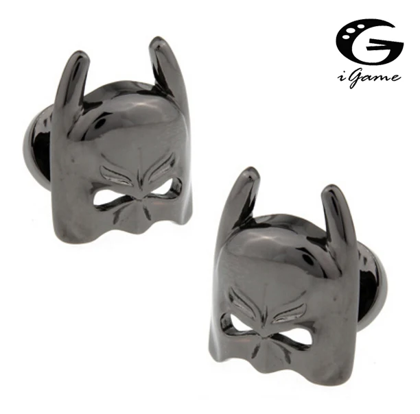 

iGame Novelty Cufflinks Dark Knight Bat Design Brass Material Bat Mask Cuff Links Free Shipping