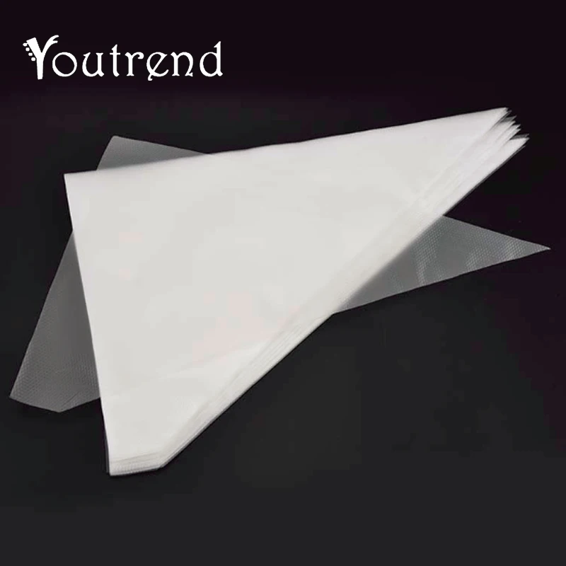 

50 шт. очень большой размер одноразовый мешок для теста глазурь трубопровод мешок торт кекс украшения сумки для выпечки печенья инструменты ...