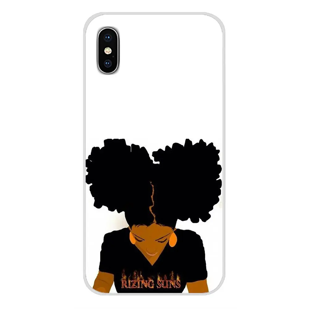 Аксессуары чехлы для телефонов Samsung Galaxy A5 A6S A7 A8 A9S Star J4 J6 J7 J8 Prime Plus 2018 Black Girl MELANIN