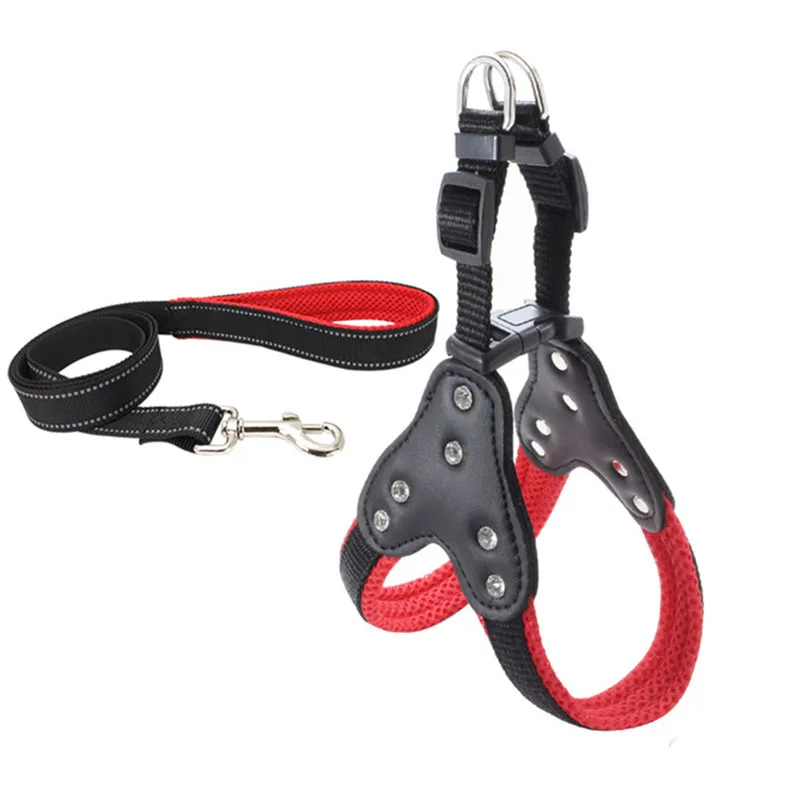 Не тянуть Собаки Жгут Регулируемый нейлон шаг в собака жилет Hanress