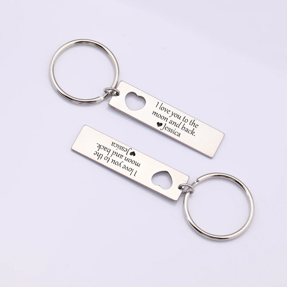 Шикарное 1 Набор именное ожерелье ювелирные изделия брелки Выгравированные