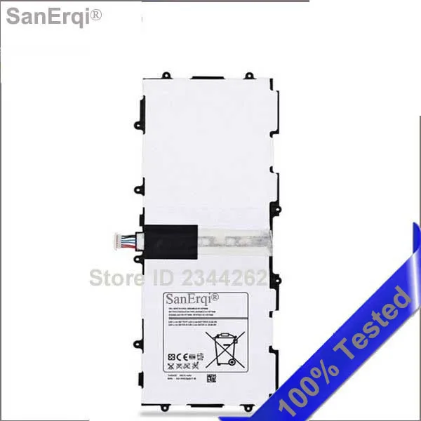 

SanErqi 10 шт./лот аккумулятор T4500E для Samsung GALAXY Tab 3 P5210 P5200 P5220 Подлинная батарея для планшета 6800 мАч