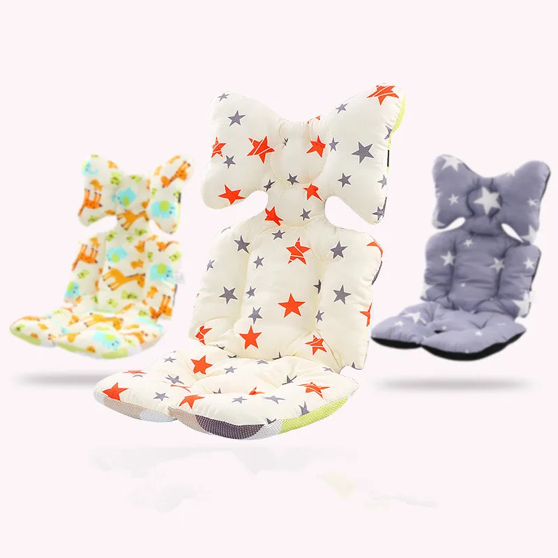 

Baby Stroller Cotton Cushion Seat Cover Mat Breathable Soft Car Pad Pushchair Urine Pad Liner Cartoon Star Mattress Baby Cart