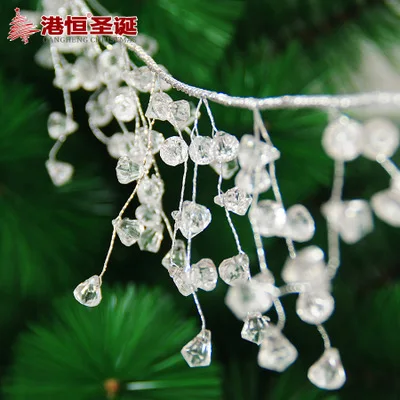 Новое рождественское праздничное украшение белая матовая прозрачная серебряная