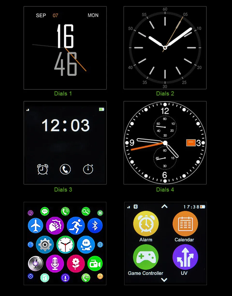 DM09 Bluetooth Смарт часы LF07 для Apple Watch 2.5D HD экран Поддержка 2G SIM Шагомер Умные часы беспроводные устройства PK DZ09