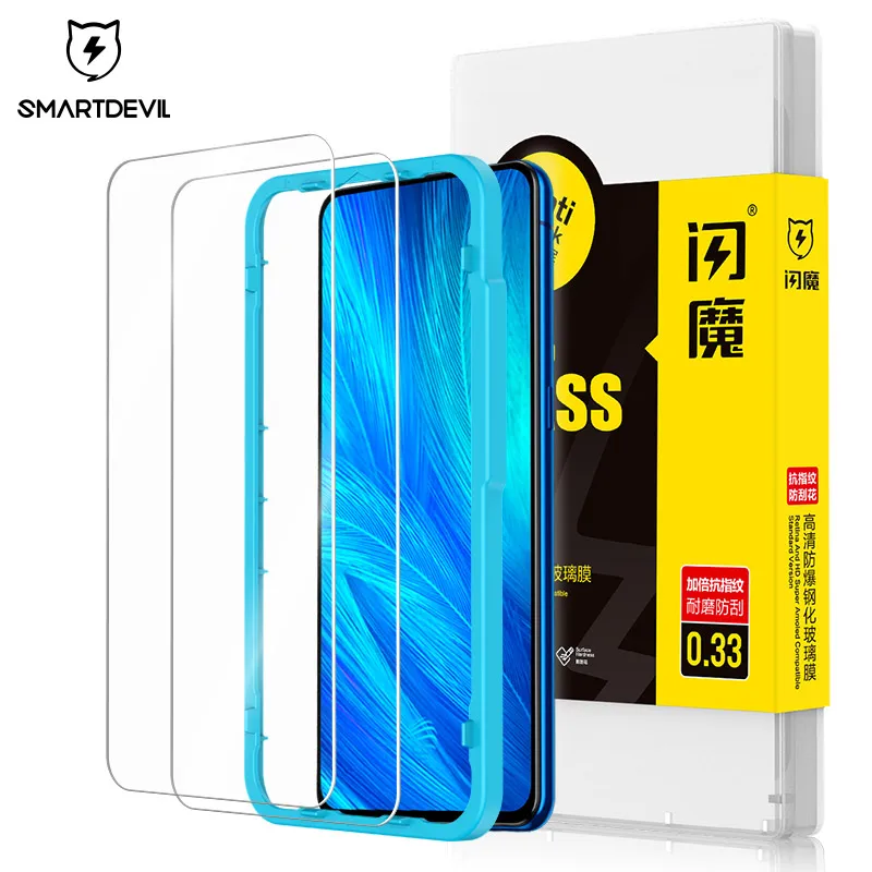 Закаленное стекло SmartDevil для VIVO x27 Y79 2 шт. Защита экрана Y97 нанопокрытие защита от
