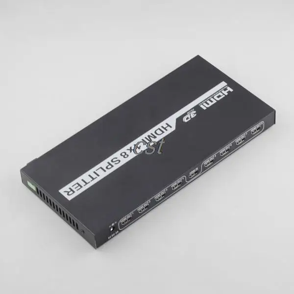 Высокое качество 8-портовый HDMI Splitter 3D 1 x 8 переключатель в коммутатор для аудио HDTV