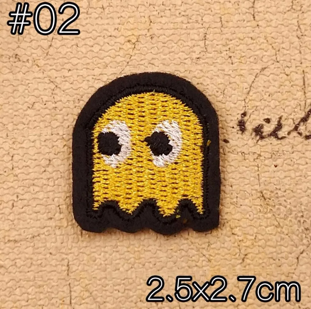 Pacman Железный патч фанки Ретро 80s игровой патч