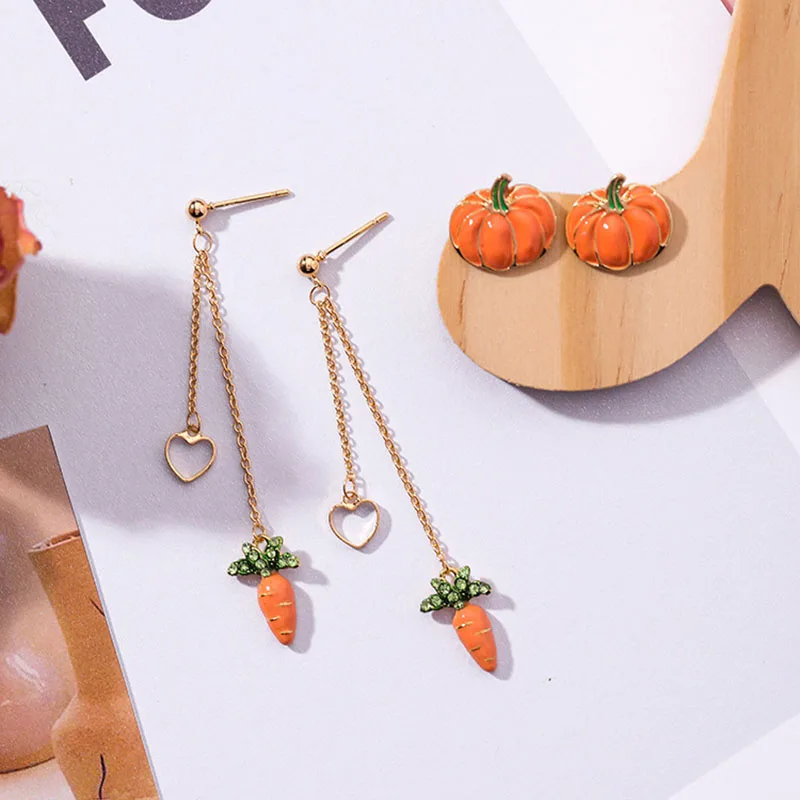 2 цвета Высокое качество Корейская версия морковь Тыква мода дикие милые женские