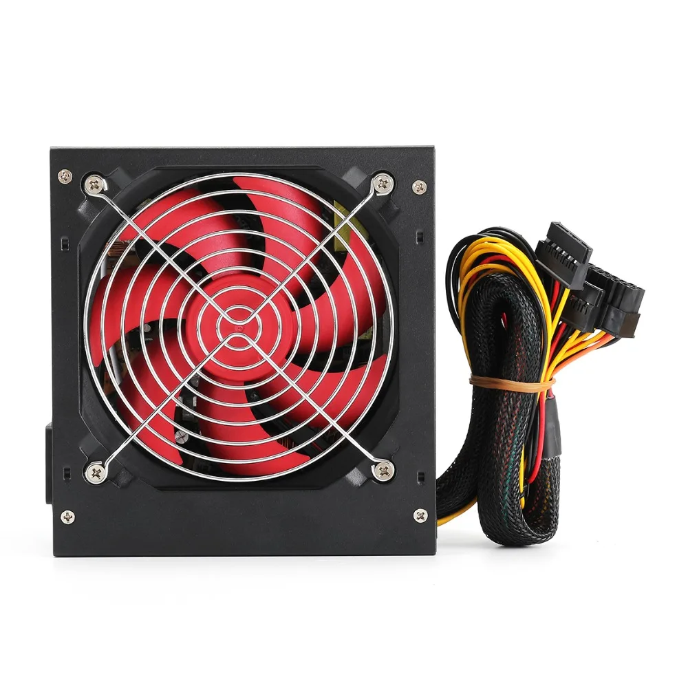 Настольный блок питания 400 W/500 W тихий блок зарядное устрйство, напряжением 12В ATX BTC источника питания SATA 20PIN+ 4PIN электропитанием компьютер для Intel AMD