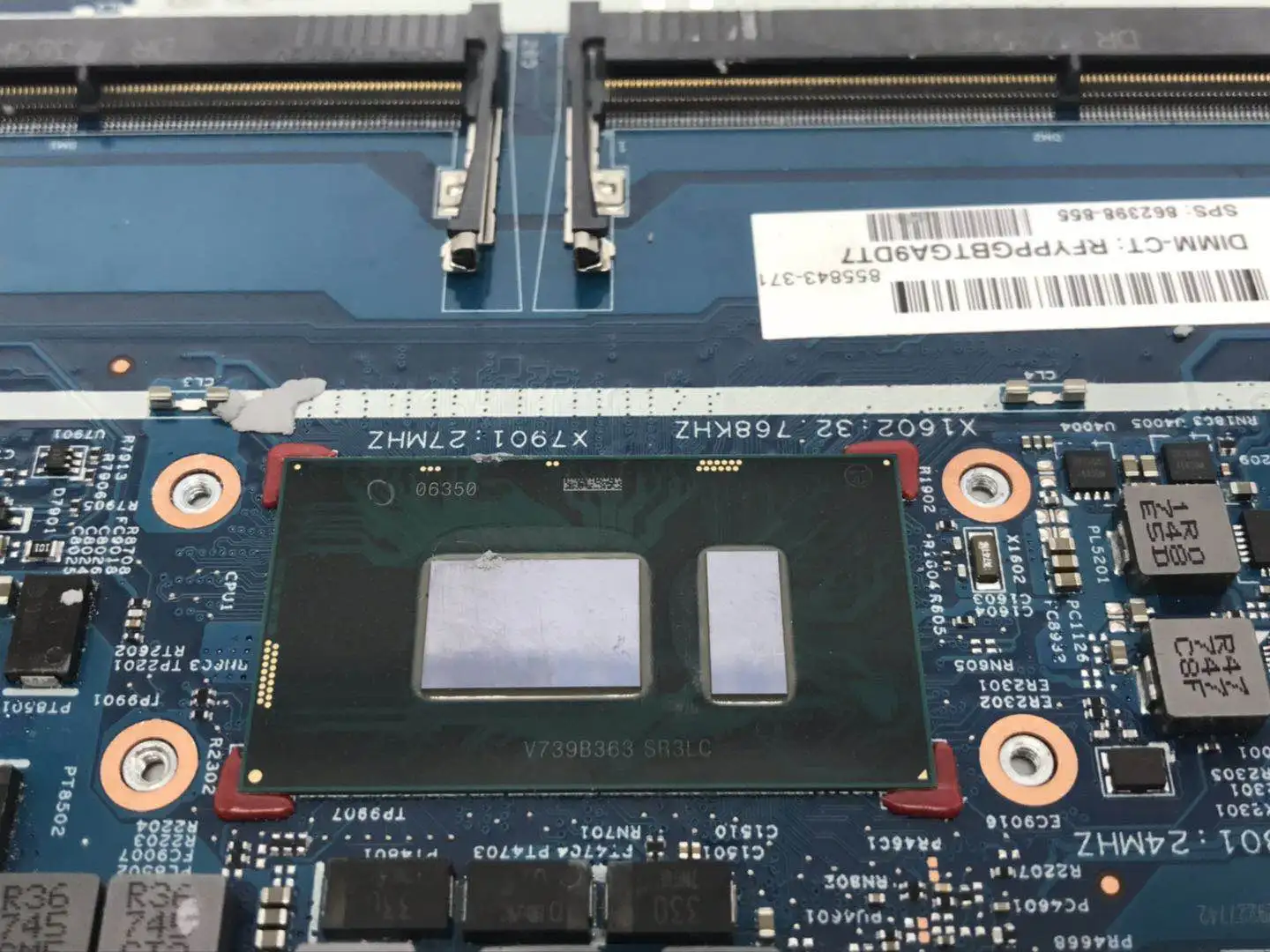 Оригинал для HP X360 14 BA 448.OBZ09.0011 I7 8550 CPU SR3LC автономная материнская плата 939382 001
