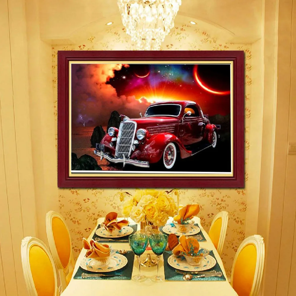 5D diy Алмазная картина частичное сверло привлекательный автомобильный набор